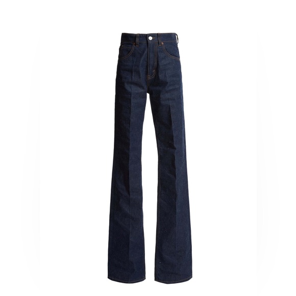 Victoria Beckham Dark Blue High Rise Jeans - Picture 1 of 1